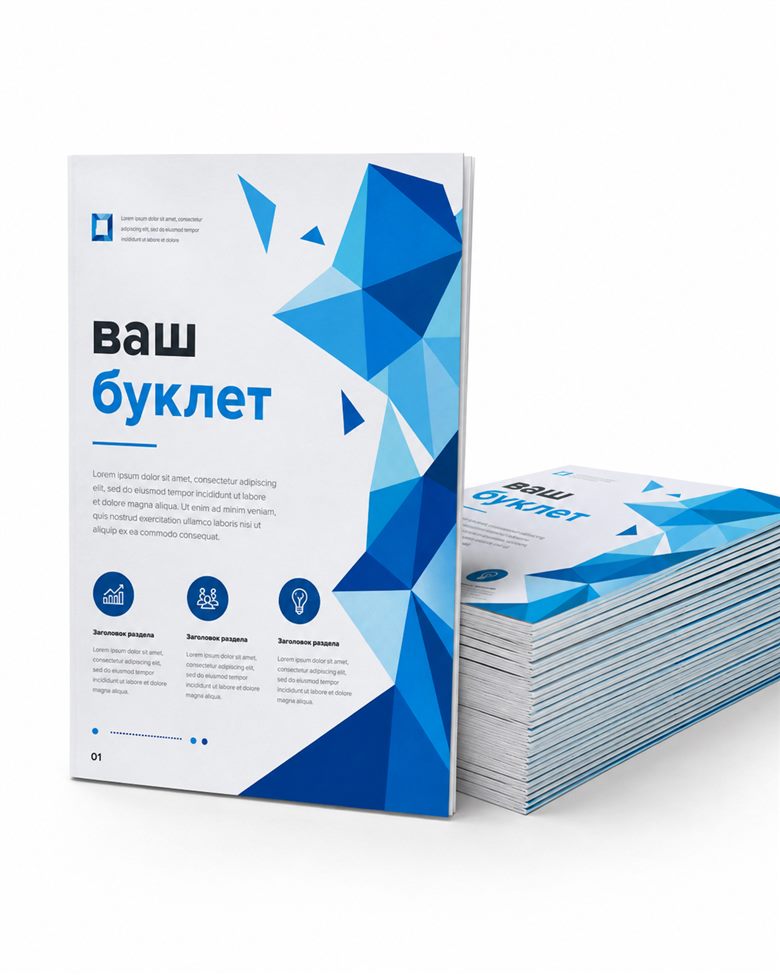 Печать буклетов